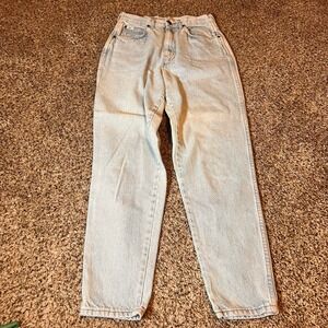 Chic Vintage High Waist Mom‎ Jeans Women's Size 10 Light Wash Denim USA Made